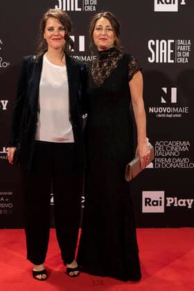 66th David Di Donatello 2021 prize Marta Ascari and Irene Angelopolus Attend 66th David Di Donatello 2021 prize ceremony photocall on May 11, 2021 in Rome, Italy. Imago Images Emmefoto Copyright: xImagoxImages Emmefotox