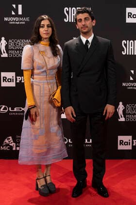 66th David Di Donatello 2021 prize Maria and Pietro Castellitto Attend 66th David Di Donatello 2021 prize ceremony photocall on May 11, 2021 in Rome, Italy. Imago Images Emmefoto Copyright: xImagoxImages Emmefotox
