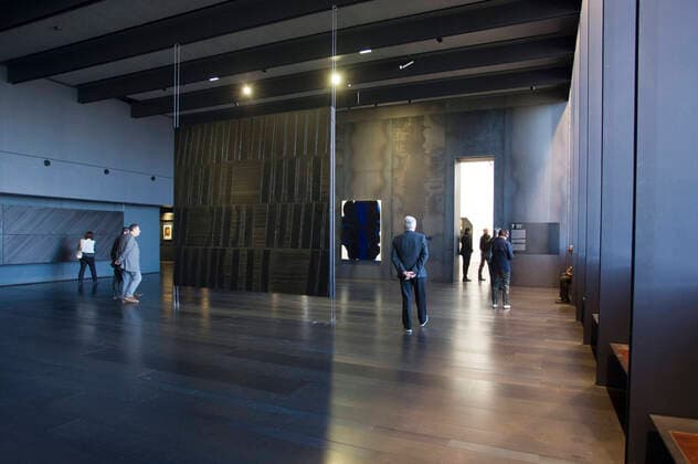 Architektur von RCR Arquitectes Rodez (south of France): Soulages Museum The Soulages Museum in Rodez, contemporary art museum dedicated to the work of French abstract artist Pierre Soulage, architecture by RCR arquitectes and Passelac & Roques. Aveyron 12; Midi Pyrenees; Occitanie Pyrenees Mediterranee; Rodez Europe; Western Europe; France  Copyright: xGrimault Andia.frx 272331