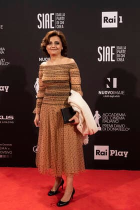 ** EDITORIAL USE ONLY ** Rome, David di Donatello Awards 2021. In the photo: Maria Grazia SaccÃ  Copyright: xLucaxDammiccoxperxAccademiaxdelx xLucaxDammiccoxperxAccademiaxdelx