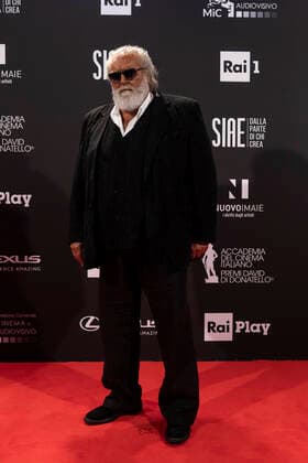 ** EDITORIAL USE ONLY ** Rome, David di Donatello Awards 2021. In the photo: Diego Abatantuono  Copyright: xLucaxDammiccoxperxAccademiaxdelx xLucaxDammiccoxperxAccademiaxdelx