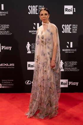 ** EDITORIAL USE ONLY ** Rome, David di Donatello Awards 2021. In the photo: Barbara Chichiarelli  Copyright: xLucaxDammiccoxperxAccademiaxdelx xLucaxDammiccoxperxAccademiaxdelx