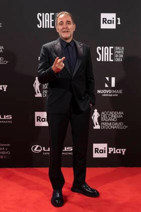 ** EDITORIAL USE ONLY ** Rome, David di Donatello Awards 2021. In the photo: Valerio Mastandrea  Copyright: xLucaxDammiccoxperxAccademiaxdelx xLucaxDammiccoxperxAccademiaxdelx