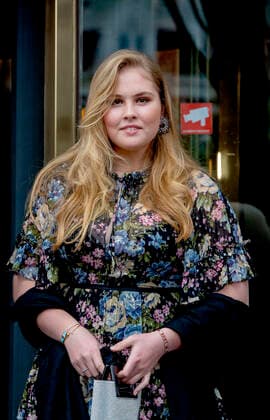 12-05-2021 Amsterdam Princess Amalia arriving for the tv special ˜™ A life full of music™™ on the occasion of the Queen her 50th upcoming birthday on the 17th of may in Carre in Amsterdam. Â  Copyright: xPPEx