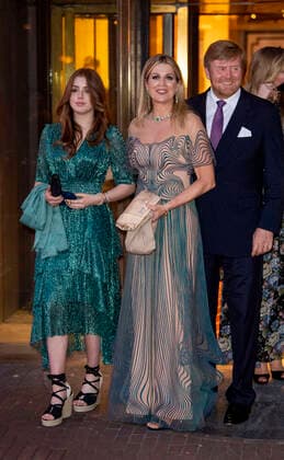 12-05-2021 Carre Princess Alexia and Queen Maxima and King Willem-Alexande leaving the tv special A life full of music on the occasion of the Queen her 50th upcoming birthday on the 17th of may in Carre in Amsterdam. Â  Copyright: xPPEx
