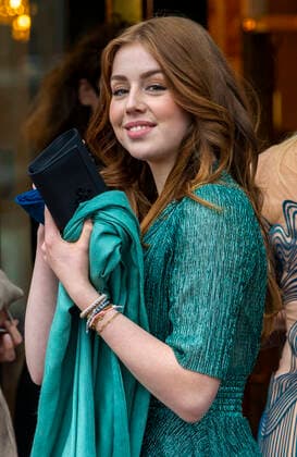 12-05-2021 Carre Princess Alexia leaving the tv special A life full of music on the occasion of the Queen her 50th upcoming birthday on the 17th of may in Carre in Amsterdam. Â  Copyright: xPPEx