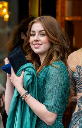 12-05-2021 Carre Princess Alexia leaving the tv special A life full of music on the occasion of the Queen her 50th upcoming birthday on the 17th of may in Carre in Amsterdam. Â  Copyright: xPPEx