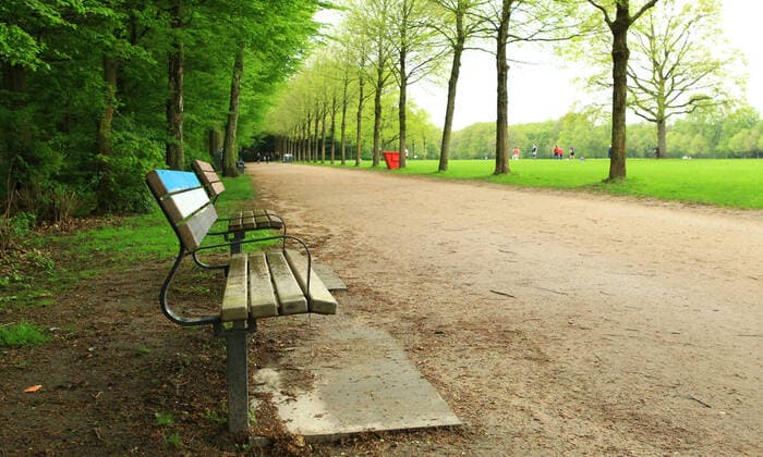 Nearly deserted Hamburg Stadtpark on Ascension Day Because of contact restrictions, very few people were out and about on Fathers Day 2021 in Stadtpark, which was a hotspot of Fathers Day tours in the pre-pandemic era Winterhude Hamburg