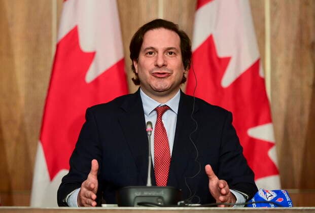 May 13, 2021, Ottawa, on, Canada: Marco Mendicino, Minister of Immigration, Refugees and Citizenship, announces measures of support to in-Canada families of victims of Ethiopian Airlines Flight 302 and Ukraine International Airlines Flight 752 during a press conference in Ottawa on Thursday, May 13, 2021. Ottawa Canada  - ZUMAc35_ 20210513_zaf_c35_012 Copyright: xSeanxKilpatrickx