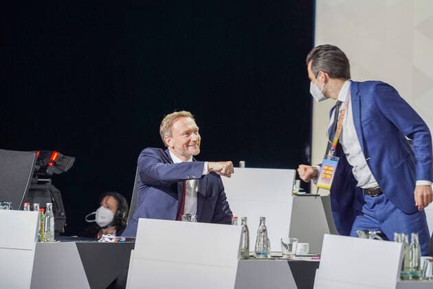 14 05 2021,Berlin,Germany,GER,Federal Party Congress of the FDP Christian Lindner confirmed in office as FDP chairman 93