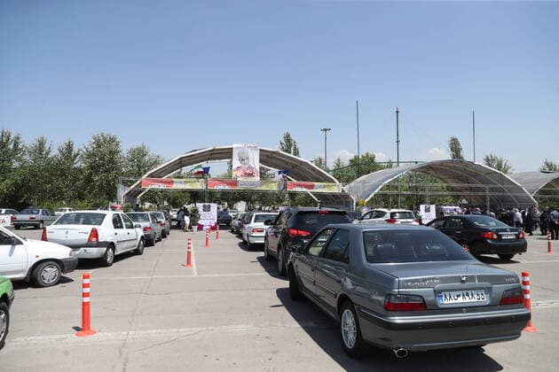 May 16, 2021, Munich, Bavaria, Germany: TEHRAN, IRAN - MAY, 16: A person receives a dose of Covid-19 vaccine at a drive-thru vaccination in iran on May 16, 2021 in Tehran, Iran. Munich Germany - ZUMAa283 20210516_zna_a283_011 Copyright: xMohammadrezaxAbbasix