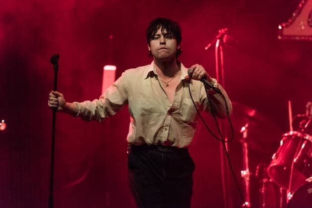 Iceage, live in concert, Roskilde, Denmark Roskilde, Denmark. 20th, May 2021. The Danish punk band Iceage performs a live concert at Gimle in Roskilde. Here vocalist Elias Bender Ronnenfelt is seen live on stage. Roskilde Denmark  Copyright: xGonzalesxPhoto BoxKallbergx