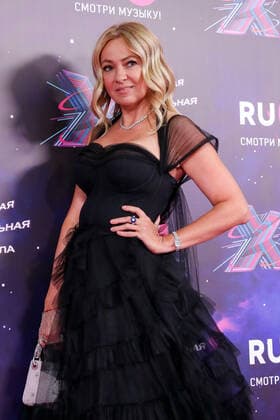 KRASNOGORSK, MOSCOW REGION, RUSSIA - MAY 22, 2021: Producer Yana Rudkovskaya attends the 10th RU.TV Channel music award ceremony at Crocus City Hall. Sergei Karpukhin TASS  TS100FDC