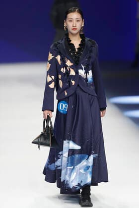 BEIJING, CHINA - MAY 20: A model showcases designs on the runway during the 26th China Fashion Young Talent Award on day six of China Graduate Fashion Week 2021 at 751D.PARK on May 20, 2021 in Beijing, China.  Copyright: xVCGx CFP111330837760