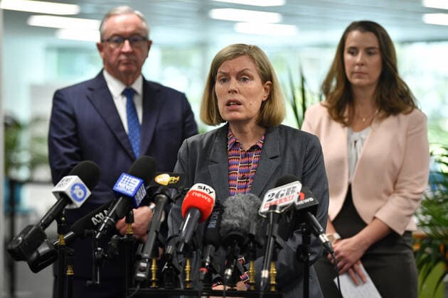 GLADYS BEREJIKLIAN COVID19 PRESSER, NSW Chief Health Officer Dr Kerry Chant speaks during a press conference in Sydney, Monday, May 24, 2021. ( NO ARCHIVING, EDITORIAL USE ONLY, NO USE IN BOOKS WITHOUT CONSENT SYDNEY NSW AUSTRALIA  Copyright: xJOELxCARRETTx 20210524001544781733