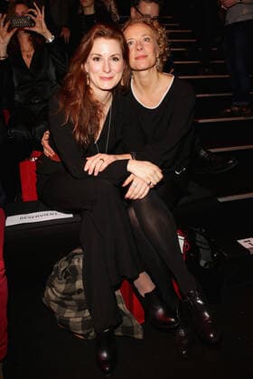 Nadine Schori und Katja Riemann - Guido Maria Kretschmer Fashion show during the Mercedes-Benz Fashion week in Berlin on 16.01.2014 Copyright: xJamesxColdreyx