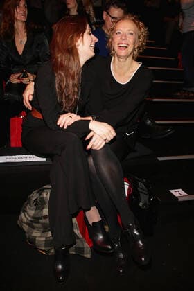 Nadine Schori und Katja Riemann - Guido Maria Kretschmer Fashion show during the Mercedes-Benz Fashion week in Berlin on 16.01.2014 Copyright: xJamesxColdreyx