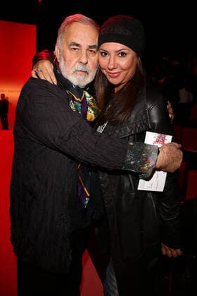 Udo Walz und Simone Thomalla - Guido Maria Kretschmer Fashion show during the Mercedes-Benz Fashion week in Berlin on 16.01.2014 Copyright: xJamesxColdreyx