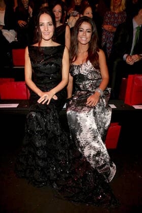 Johanna Klum und Fernanda Brandao - Guido Maria Kretschmer Fashion show during the Mercedes-Benz Fashion week in Berlin on 16.01.2014 Copyright: xJamesxColdreyx