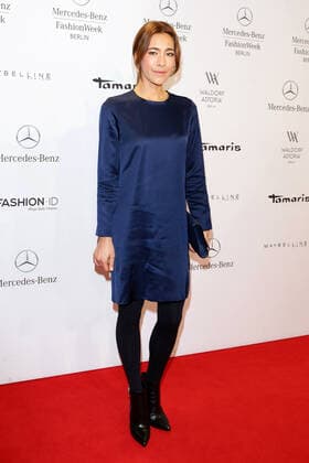 Angela Gessmann - Guido Maria Kretschmer Fashion show during the Mercedes-Benz Fashion week in Berlin on 16.01.2014 Copyright: xJamesxColdreyx