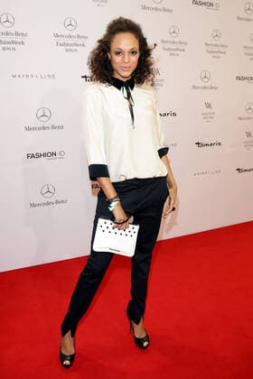 Milka Loff Fernandes - Guido Maria Kretschmer Fashion show during the Mercedes-Benz Fashion week in Berlin on 16.01.2014 Copyright: xJamesxColdreyx