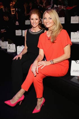 Marielle Hoeppner und Frauke Ludowig - Marc Cain Fashion show during the Mercedes-Benz Fashion week in Berlin on 16.01.2014 Copyright: xJamesxColdreyx