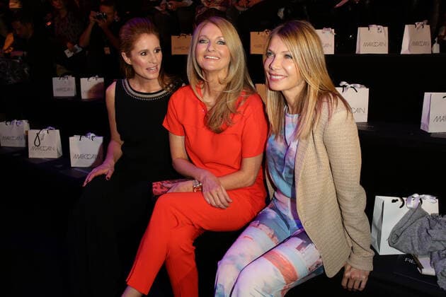 Marielle Hoeppner, Frauke Ludowig und Ursula Karven - Marc Cain Fashion show during the Mercedes-Benz Fashion week in Berlin on 16.01.2014 Copyright: xJamesxColdreyx