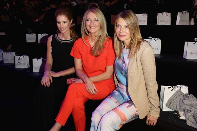 Marielle Hoeppner, Frauke Ludowig und Ursula Karven - Marc Cain Fashion show during the Mercedes-Benz Fashion week in Berlin on 16.01.2014 Copyright: xJamesxColdreyx