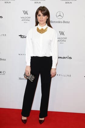 Natalia Avelon - Marc Cain Fashion show during the Mercedes-Benz Fashion week in Berlin on 16.01.2014 Copyright: xJamesxColdreyx