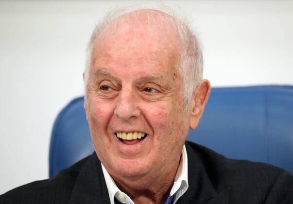 Entertainment Bilder des Tages MOSCOW, RUSSIA â€“ MAY 24, 2021: Pianist Daniel Barenboim gives a news conference on his only solo concert in Russia; the concert in memory of the late pianist and teacher Dmitri Bashkirov is to be held at the Grand Hall of the Moscow Conservatory on 26 May 2021. Sergei Savostyanov TASS  TS10121B