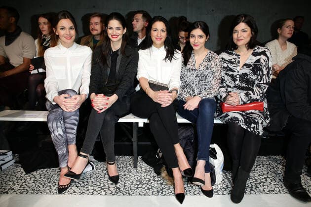 Nadine Warmuth, Shermine Shahrivar, Minu Barati-Fischer, Pegah Ferydoni und Jasmin Tabatabai - Lala Berlin Fashion show during the Mercedes-Benz Fashion week in Berlin on 15.01.2014 Copyright: xJamesxColdreyx