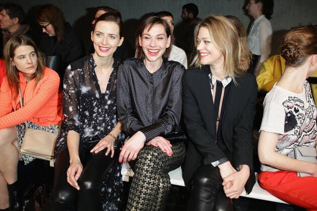 Eva Padberg, Christiane Paul und Heike Makatsch - Lala Berlin Fashion show during the Mercedes-Benz Fashion week in Berlin on 15.01.2014 Copyright: xJamesxColdreyx