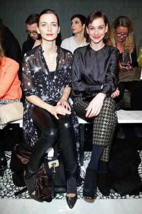 Eva Padberg und Christiane Paul - Lala Berlin Fashion show during the Mercedes-Benz Fashion week in Berlin on 15.01.2014 Copyright: xJamesxColdreyx