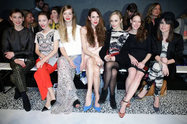 Christiane Paul, Katharina Schuettler, Pheline Roggan, Julia Malik, Friederike Kempter, Lavinia Wilson und Natalia Avelon - Lala Berlin Fashion show during the Mercedes-Benz Fashion week in Berlin on 15.01.2014 Copyright: xJamesxColdreyx