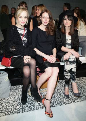 Friederike Kempter, Lavinia Wilson und Natalia Avelon - Lala Berlin Fashion show during the Mercedes-Benz Fashion week in Berlin on 15.01.2014 Copyright: xJamesxColdreyx