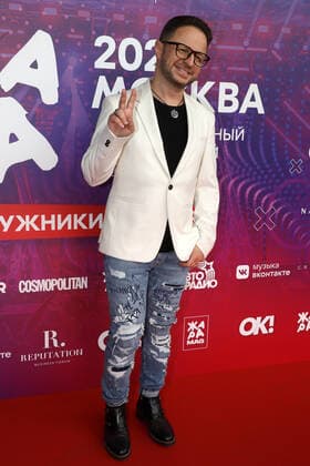 MOSCOW, RUSSIA - MAY 25, 2021: Singer Brandon Stone attends the pre-party event for the ZHARA Music Awards 2021 ceremony at the Zafferano restaurant. Mikhail Japaridze TASS  TS101539