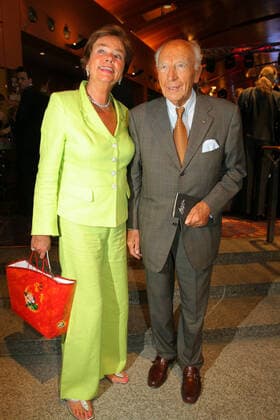 Belle et Fou 04.05.2006 Politiker Dr. Walter Scheel (FDP) + Frau Barbara bei der Premiere der Revue - Belle Et Fou - in der Spielbank, Marlene-Dietrich-Platz, Berlin - 04.05.2006 - Â *** Belle et Fou 04 05 2006 Politician Dr Walter Scheel FDP Mrs Barbara at the premiere of the revue Belle Et Fou in the casino, Marlene Dietrich Platz, Berlin 04 05 2006 Â