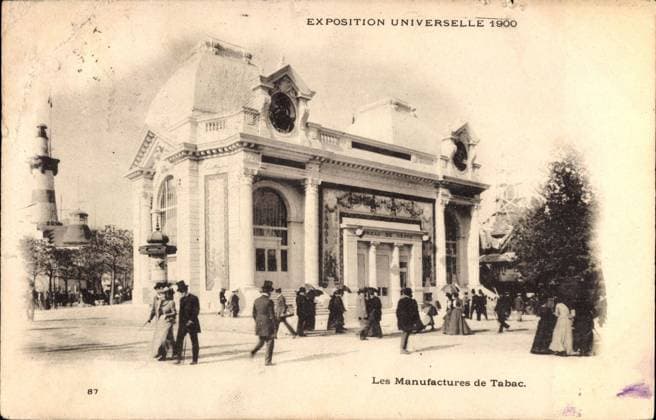 Paris, Expo, Worlds Fair 1900, Les Manufactures de Tabac
