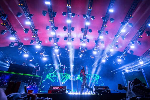 Travis Scott live at Roskilde Festival 2019, Denmark Roskilde, Denmark. July 05th, 2019. The American rapper and lyricist Travis Scott performs a live concert during the Danish music festival Roskilde Festival 2019. Roskilde Denmark  Copyright: xGonzalesxPhoto ThomasxRasmussenx