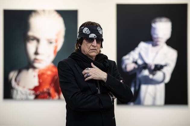 Bilder des Jahres 2021, Entertainment 05 Mai Entertainment Bilder des Tages 27.05.2021. Düsseldorf. Gottfried Helnwein präsentiert neue Werke in der Galerie Geuer in Düsseldorf. Düsseldorf Galerie Geuer und Geuer Nordrhein-Westfalen Deutschland *** 27 05 2021 Düsseldorf Gottfried Helnwein presents new works at Galerie Geuer in Düsseldorf Düsseldorf Galerie Geuer und Geuer North Rhine Westphalia Germany