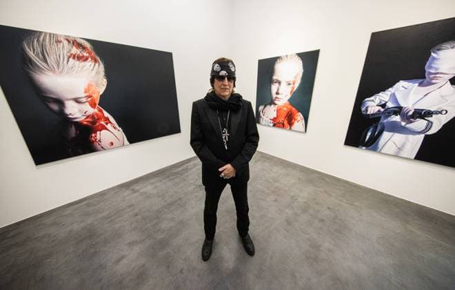 27.05.2021. Düsseldorf. Gottfried Helnwein präsentiert neue Werke in der Galerie Geuer in Düsseldorf. Düsseldorf Galerie Geuer und Geuer Nordrhein-Westfalen Deutschland *** 27 05 2021 Düsseldorf Gottfried Helnwein presents new works at Galerie Geuer in Düsseldorf Düsseldorf Galerie Geuer und Geuer North Rhine Westphalia Germany