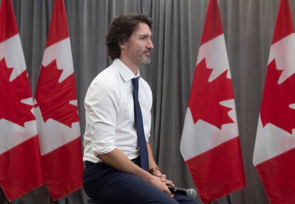 May 27, 2021, Ottawa, on, Canada: Prime Minister Justin Trudeau listens to speakers during a virtual appearance in Ottawa, Thursday, May 27, 2021. Ottawa Canada  - ZUMAc35_ 20210527_zaf_c35_031 Copyright: xAdrianxWyldx