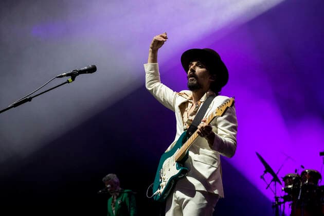 May 28, 2021, Porto, Portugal: Pedro Taborda Tatanka , the vocalist of The Black Mamba band performs at a concert at the Super Bock Arena in Porto. Porto Portugal - ZUMAs197 20210528_zaa_s197_251 Copyright: xRitaxFrancax