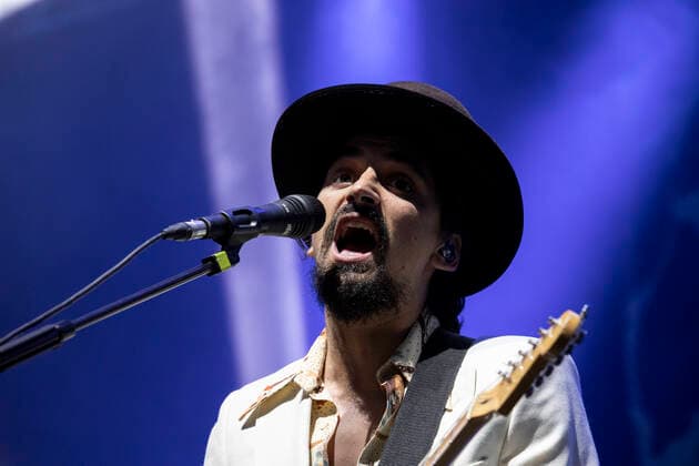 May 28, 2021, Porto, Portugal: Pedro Taborda Tatanka , the vocalist of The Black Mamba band performs at a concert at the Super Bock Arena in Porto. Porto Portugal - ZUMAs197 20210528_zaa_s197_260 Copyright: xRitaxFrancax