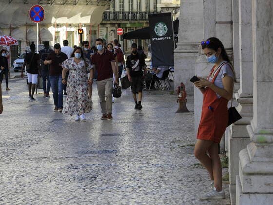 May 29, 2021, Lisbon, Portugal: Tourists movement this Saturday of spring in Lisbon, capital of Portugal. Tourists from Croatia and Netherlands have been released from quarantine and next week tourists from Cyprus, Lithuania and Sweden will be able to travel to Portugal without having to quarantine.  Copyright: xEdsonxdexSouzax