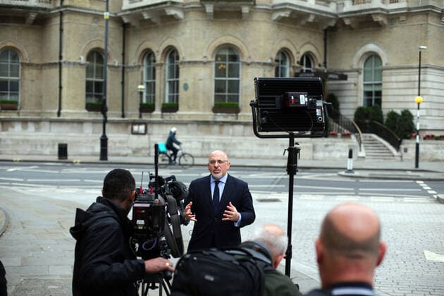 May 30, 2021, London, England, United Kingdom: UK Minister for Covid Vaccine Deployment NADHIM ZAHAWI is seen outside BBC New Broadcasting House before appearing at The Andrew Marr Show. London United Kingdom - ZUMAs262 20210530_zip_s262_002 Copyright: xTayfunxSalcix