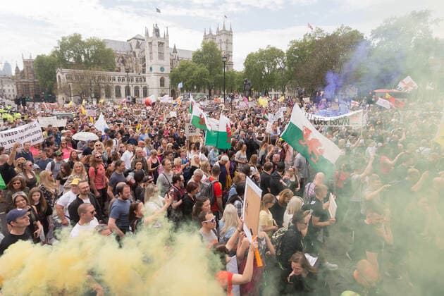 29 05 2021. London, United Kingdom. Anti Covid Rules March.  Copyright: xMartynxWheatleyx xParsonsxMediax PAR-7350-0049