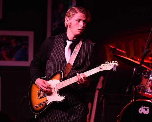 BOCA RATON - MAY 29: Darren Thiboutot Jr aka Memphis Lightning performs at The Funky Biscuit on May 29, 2021 in Boca Raton, Florida. Copyright: xmpi04 MediaPunchx