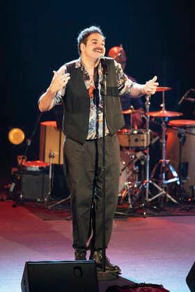Jorge Uson Performs In Madrid the singer Jorge Uson of the Decarneyhueso group performs during the presentation concert of the album El oficio del mar in Madrid. May 30, 2021 Spain Madrid Spain gonzalez-notitle210530_npKQx  Copyright: xOscarxGonzalezx