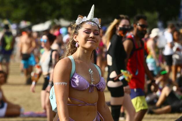 May 30, 2021, Tampa, Florida, USA: Gabriella Gennaro, 24 dances to the music during day two of the Sunset Music Festival weekend on Sunday, May 30, 2021 in Tampa. Sunset Music Festival returns to the parking lot of Raymond James Stadium after a one year hiatus during the COVID-19 pandemic shutdowns of 2020. Tampa USA - ZUMAs70_ 20210530_zan_s70_101 Copyright: xLuisxSantanax